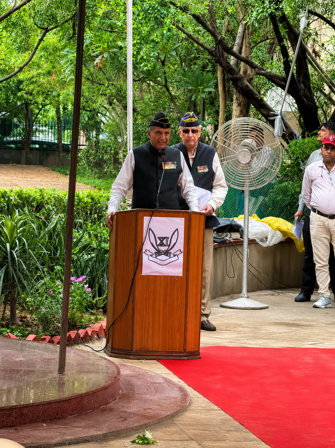 Lieutenant Puneet Nath Datt, Ashoka Chakra, Memorial Service
