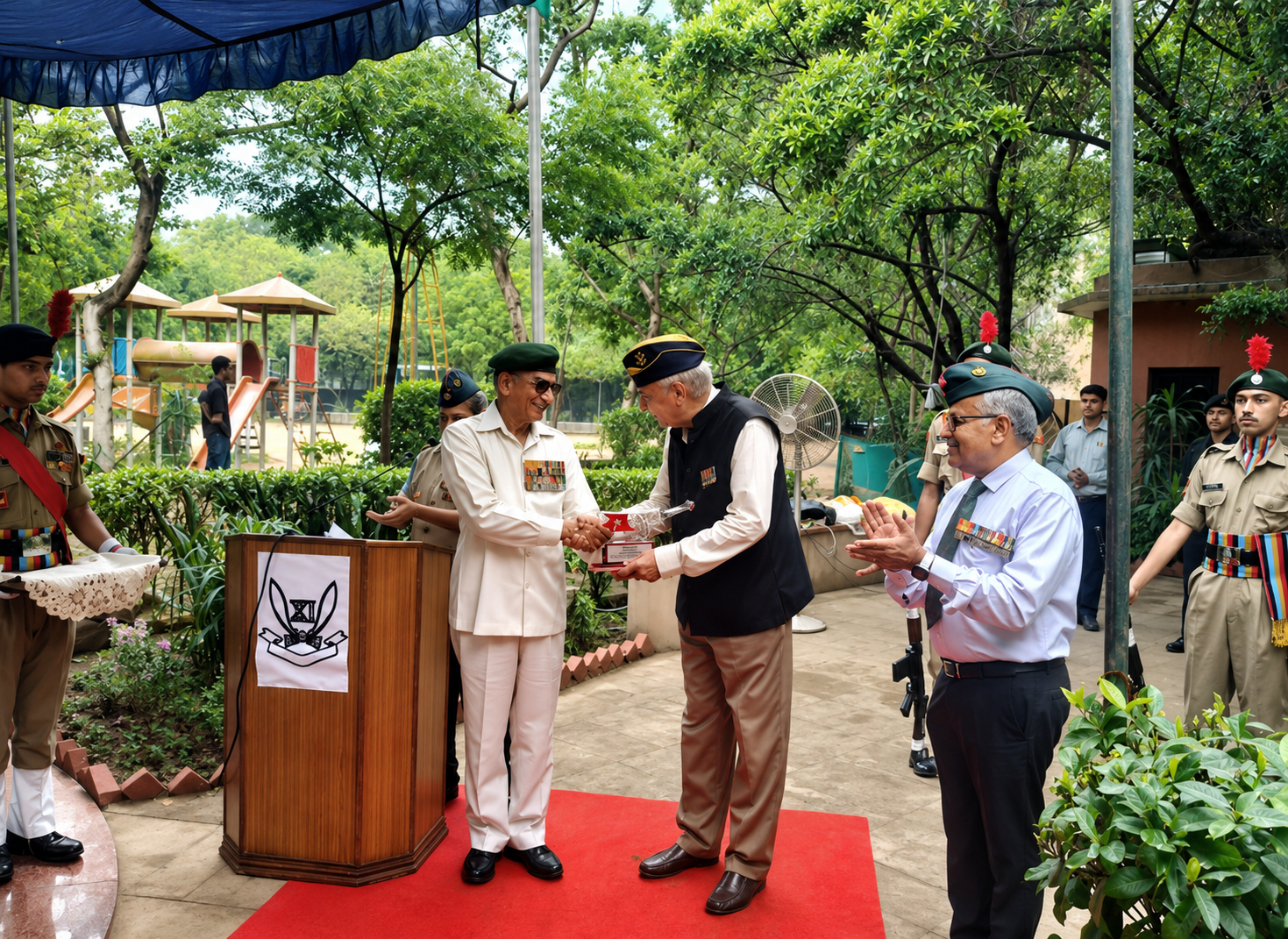 Lieutenant Puneet Nath Datt, Ashoka Chakra, Memorial Service